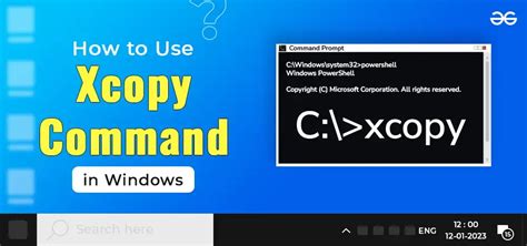 how to use xcopy windows, Copy files and folders in windows cmd with copy and xcopy