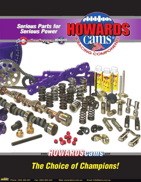 Howards Cam Catalog