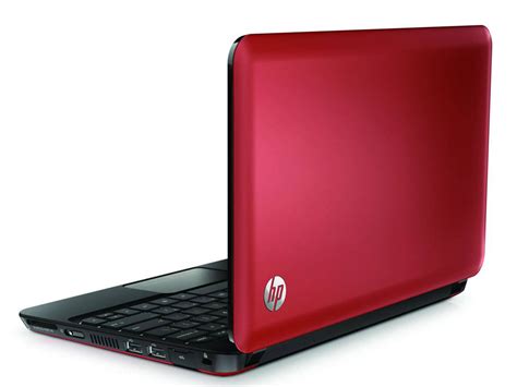 hp intel mini red laptop, Laptop hp mini