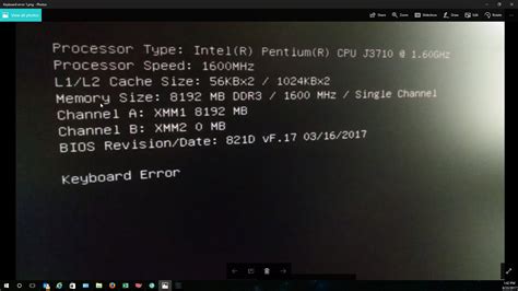 hp keyboard error on startup, How to fix the hp laptop keyboard not working issue. Solved: on start up, i get an error message 