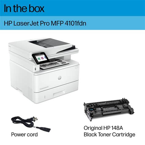 hp laserjet pro 4101fdn laser multifunction printer, Hp laserjet pro mfp 4101fdn all-in-one monochrome printer 2z618f