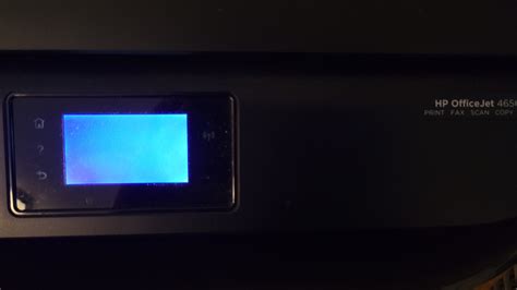 hp officejet 4650 lcd-screen, Hp officejet 4650 blank lit-up lcd screen