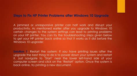 hp printer problems after windows 10 update, How to fix the hp printer issues after updating to windows 10?. Windows after printer hp driver issue update fix