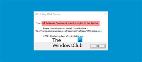 hp software framework windows 11 download, How to fix 