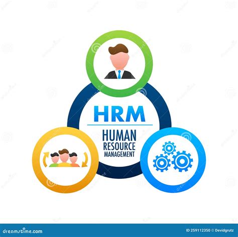 human resource management image icon, Icon human resources management business vector concept. Human resources management icon business concept vector image