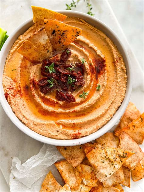 hummus soltorkade tomater