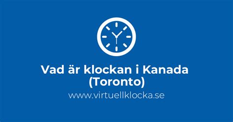 hur mycket är klockan i kanada