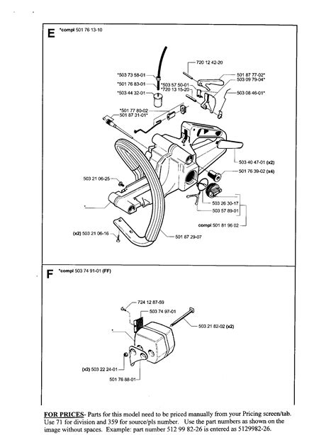 husqvarna 55 chainsaw engine diagrams 