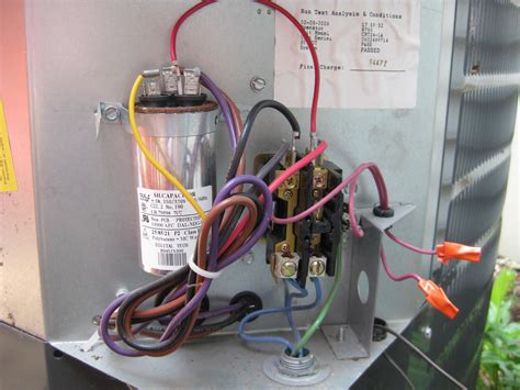 hvac condenser wiring schematic 