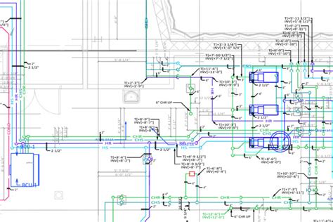 hvac plumbing drawing 