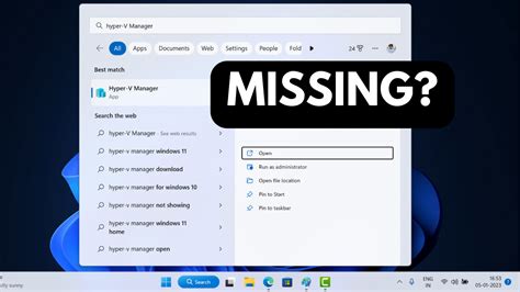 hyper v enabled but manager is not showing, How do i enable hyper-v virtualization in windows 10 pro? – fabalabse
