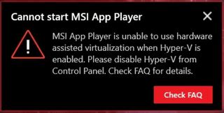 hyper v is enabled player cannot work, What is nested virtualization for hyper-v?