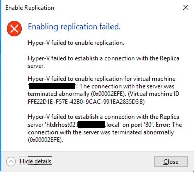 hyper-v error 0x00002efe workgroup, Error hyper network cannot operation performed object while use switch happened configured believe then right configure manager. Hyper-v network error