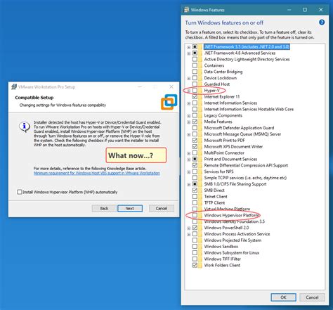 hyper-v hypervisor is disabled windows 10, What's the difference between hyper-v, virtual machine platform