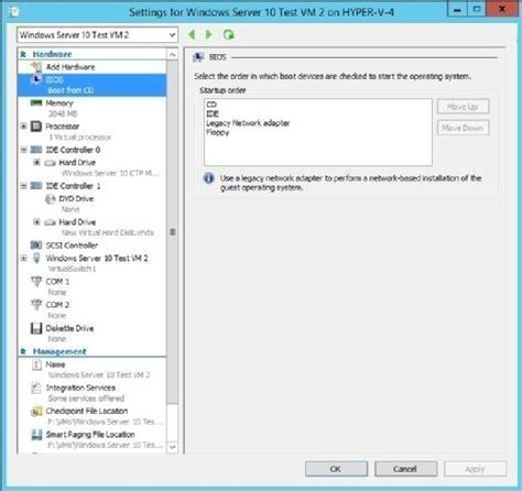 hyper-v vm bios settings, Hyper-v determine which vm is using all bandwitth