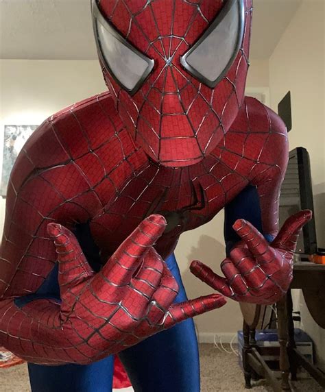 i bought the most realistic spiderman suit