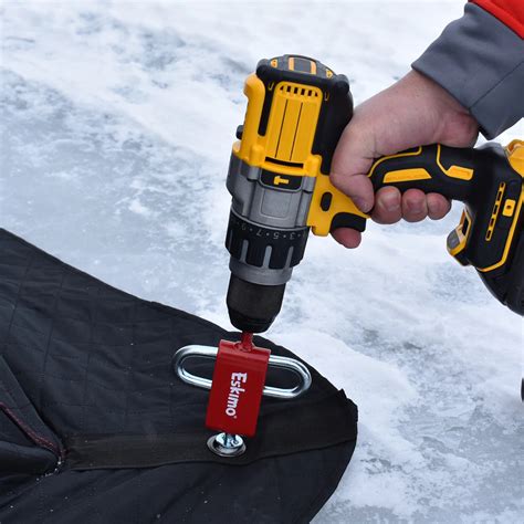 ice anchor drill adapter