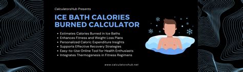 ice bath calories burned calculator