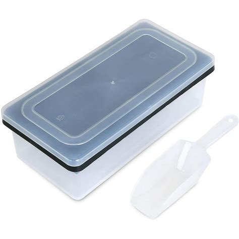 ice bin for freezer with lid