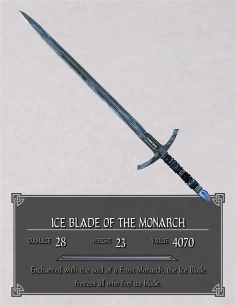 ice blade of the monarch