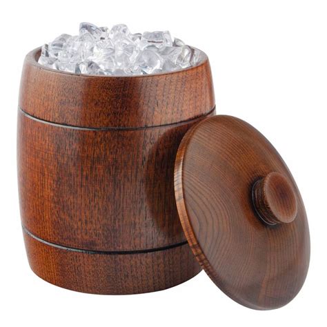 ice bucket wooden