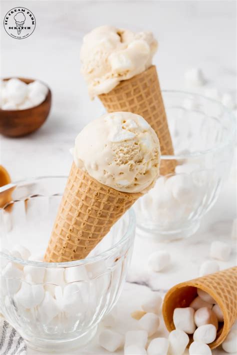 ice cream and marshmallows
