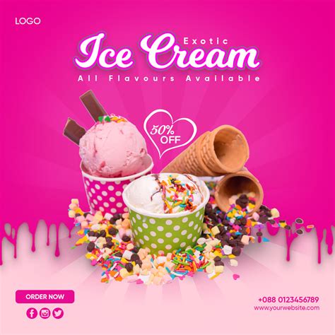 ice cream banner