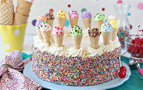 ice cream cake decorations