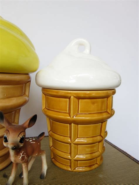 ice cream cone cookie jar