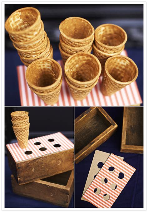 ice cream cone holder diy