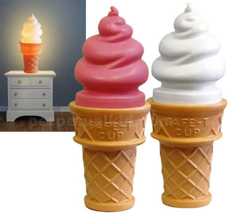ice cream cone lamp
