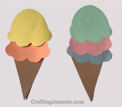ice cream cone paper