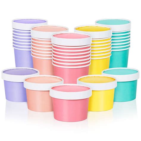 ice cream cups with lids