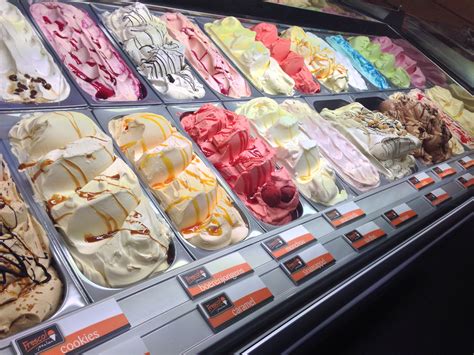 ice cream display