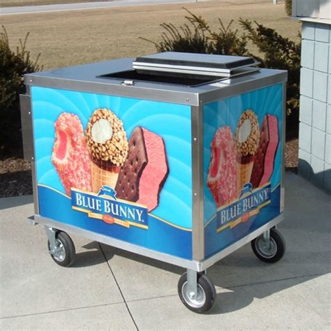 ice cream freezer cart