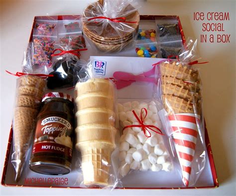 ice cream gift basket