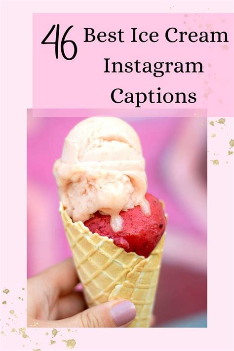 ice cream instagram captions