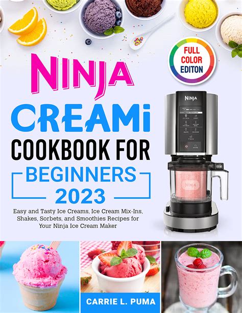ice cream machine cookbook