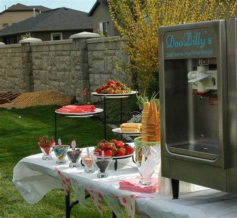 ice cream machine rental for party