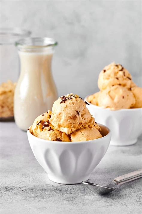 ice cream made with almond milk