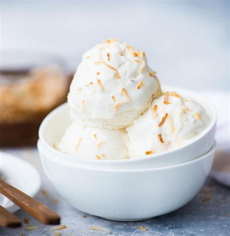 ice cream maker coconut ice cream