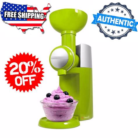 ice cream maker from fruit