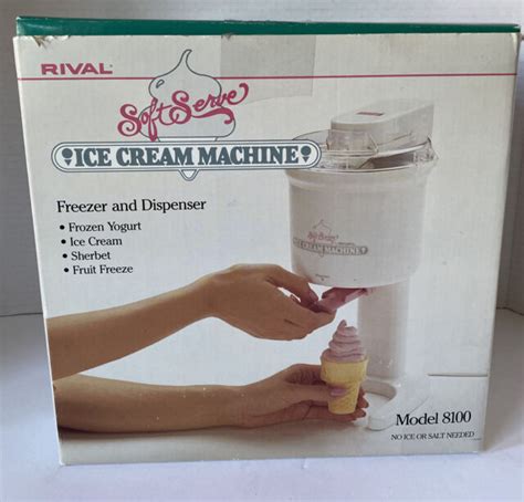 ice cream maker rival instructions