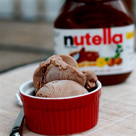 ice cream nutella recipe