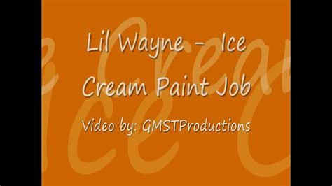 ice cream paint lil wayne