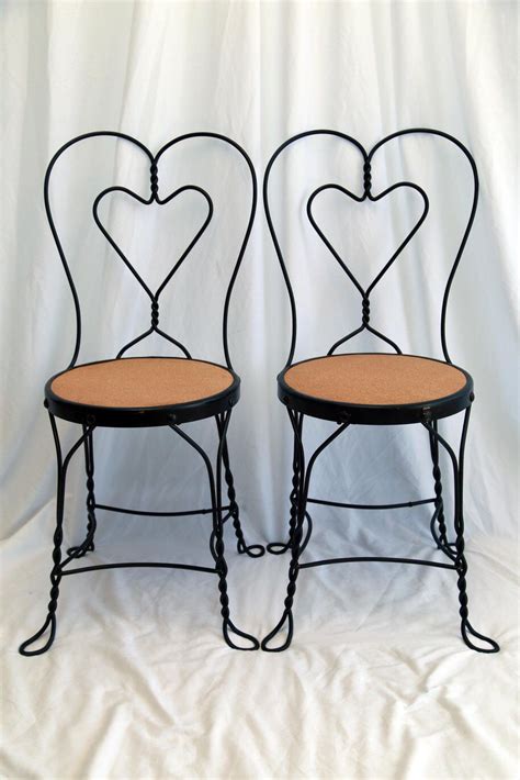 ice cream parlor chairs antique