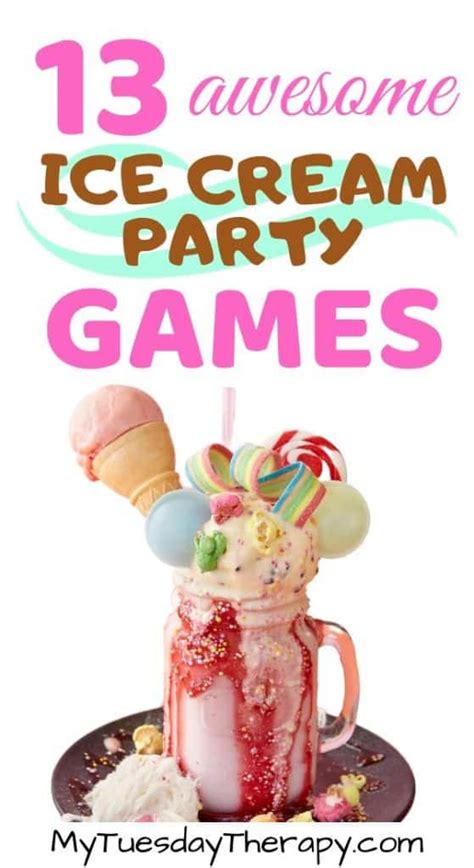 ice cream party games