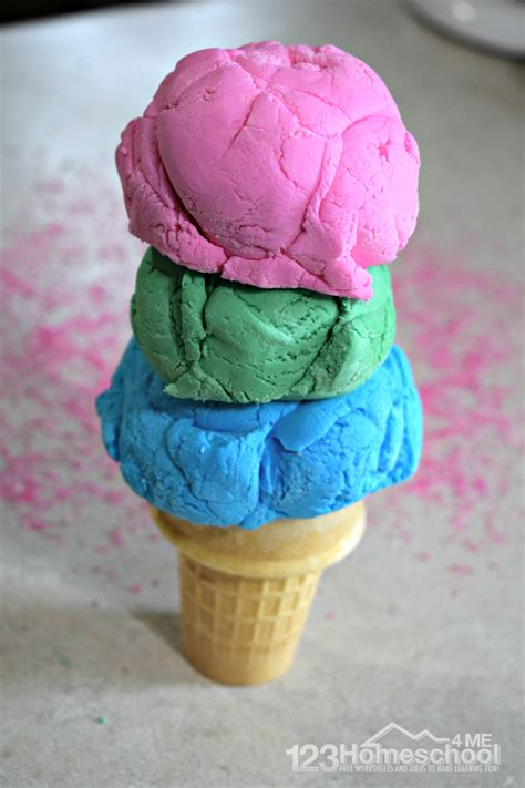 ice cream playdough