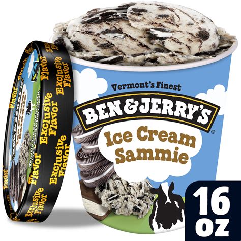 ice cream sammie ben and jerrys