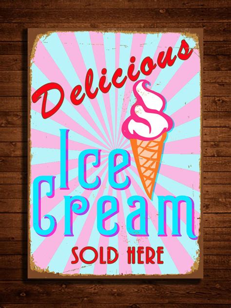 ice cream sign